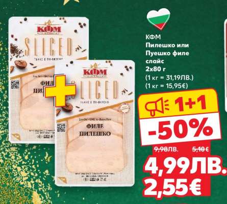 КФМ Пилешко или Пуешко филе слайс