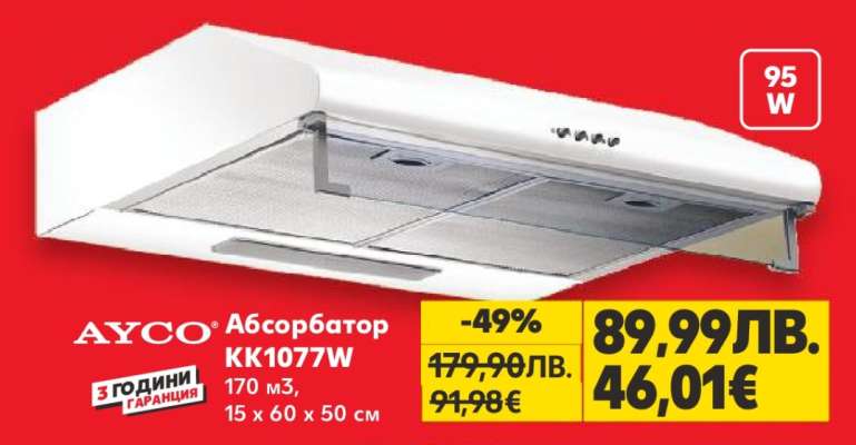 AYCO Абсорбатор KK1077W