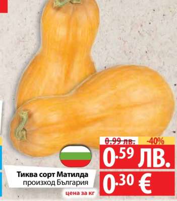 Тиква сорт Матилда