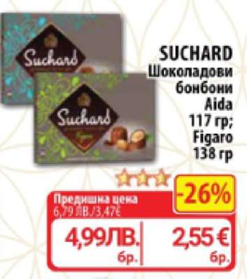 Suchard Шоколадови бонбони