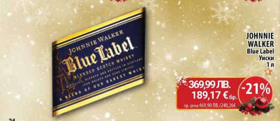JOHNNIE WALKER BLUE LABEL