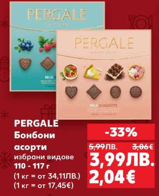 PERGALE Бонбони
