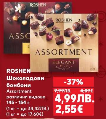 ROSHEN Шоколадови бонбони