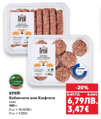 БРЕЙ! Кебапчета или Кюфтета