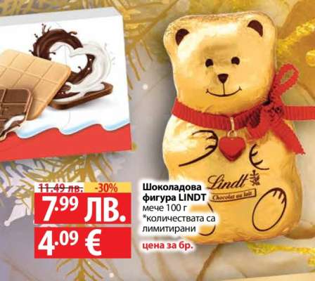 Шоколадова фигура LINDT