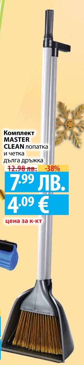 Комплект MASTER CLEAN лопатка и четка
