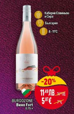 BURGOZONE Вино Fort