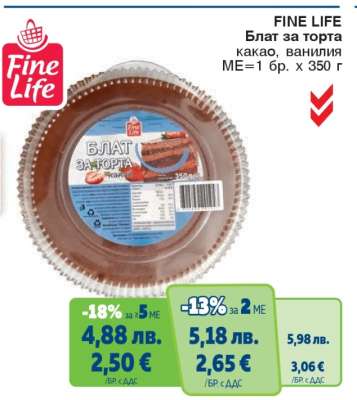 FINE LIFE Блат за торта