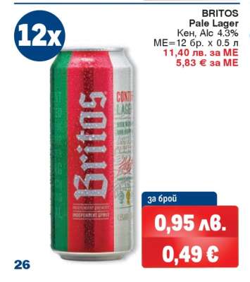 BRITOS Pale Lager