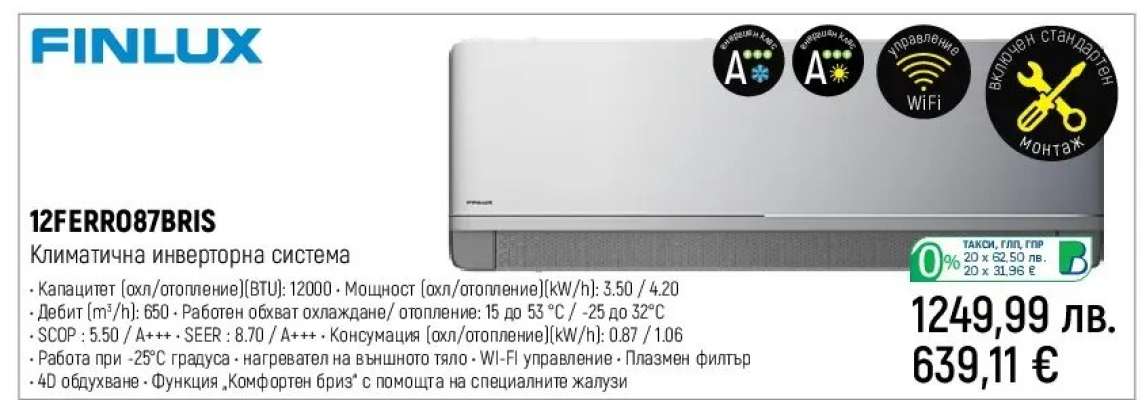 FINLUX 12FERRO87BRIS