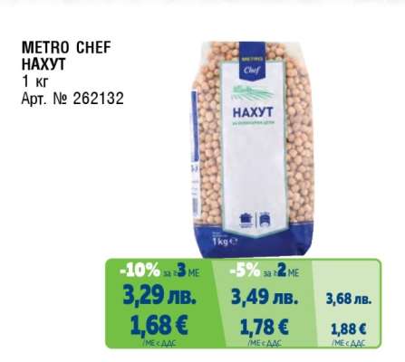 METRO CHEF Нахут