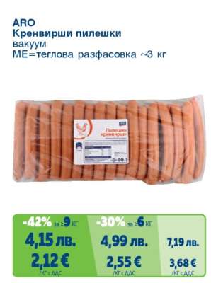 ARO Кренвирши пилешки