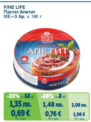 FINE LIFE Пастет Апетит