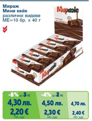 МИРАЖ Мини кейк