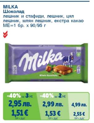 MILKA Шоколад