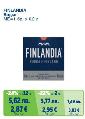 FINLANDIA Водка
