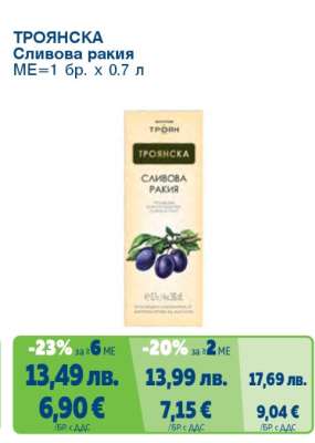 ТРОЯНСКА Сливова ракия
