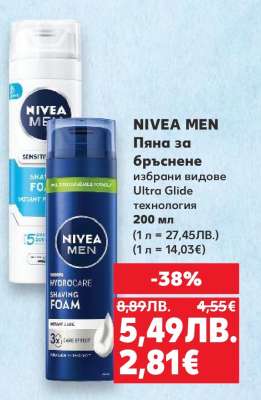 NIVEA MEN Пяна за бръснене