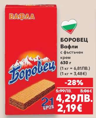 Боровец Вафли