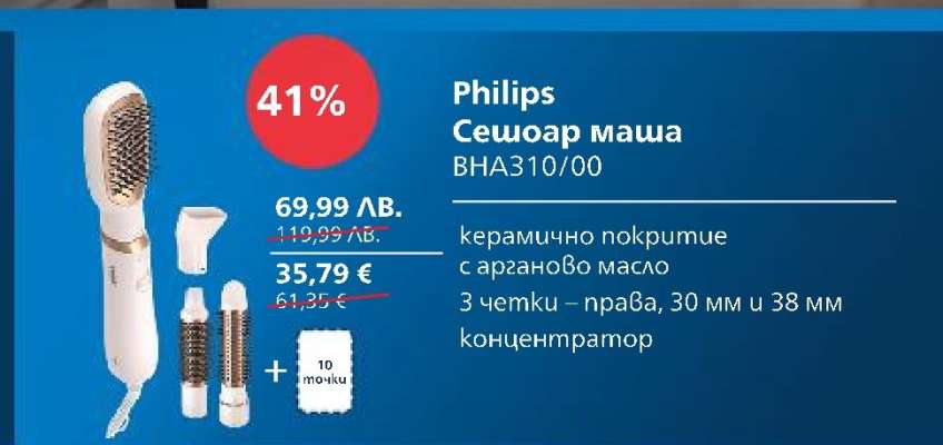 Philips Сешоар маша BHA310/00