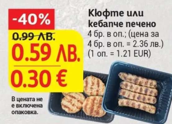 Кюфте или кебапче печено