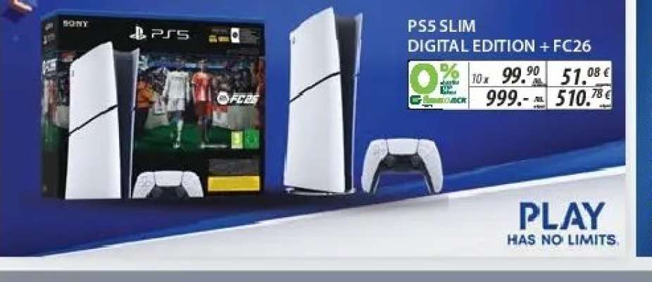 PS5 Slim Digital Edition + FC26