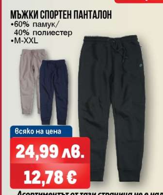 Мъжки спортен панталон
