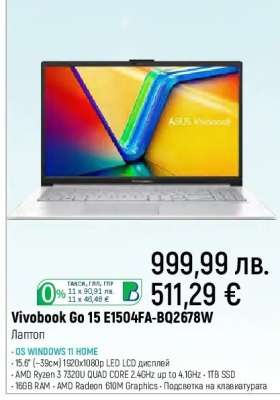 Vivobook Go 15 E1504FA-BQ2678W