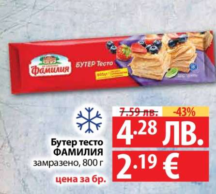 Бутер тесто ФАМИЛИЯ