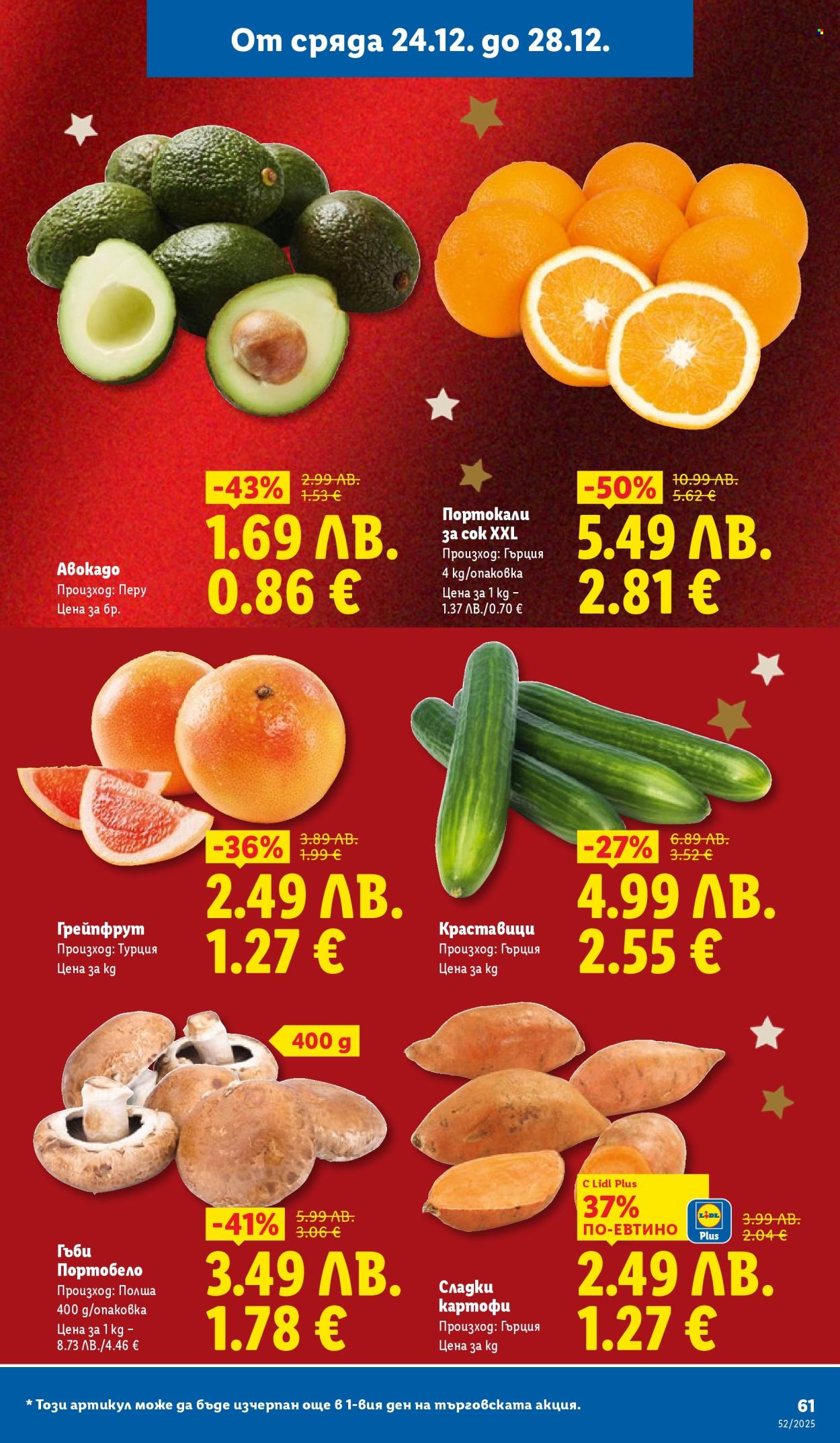 Брошура на Лидл - 22.12.2025 - 28.12.2025. Страница 61
