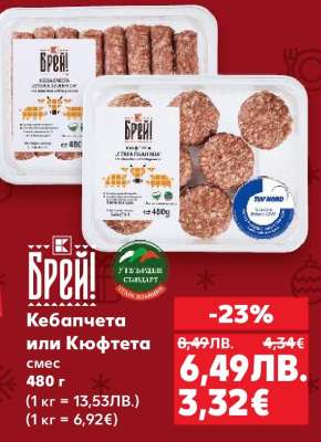 Кебапчета или Кюфтета