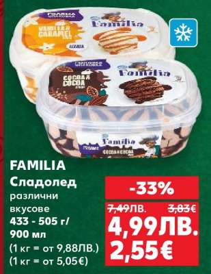 FAMILIA Сладолед