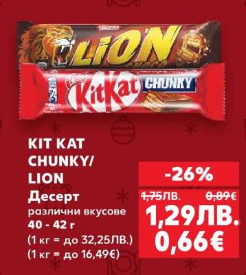 KIT KAT CHUNKY/LION