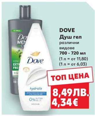 DOVE Душ гел
