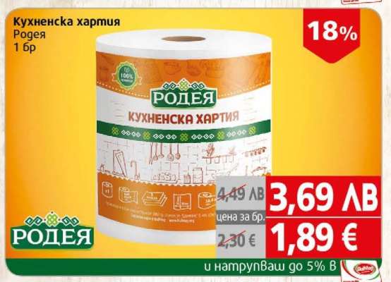 Кухненска хартия Родея