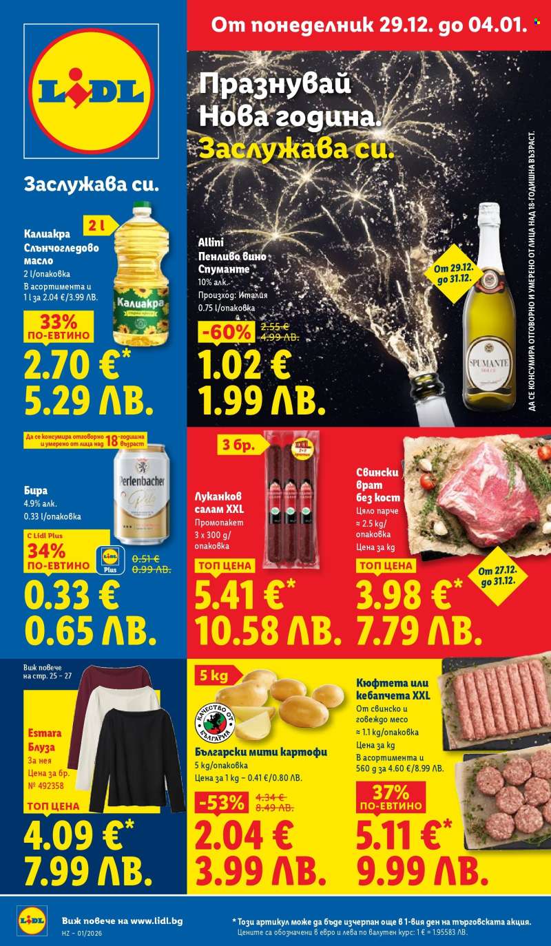Брошура на Лидл - 29.12.2025 - 04.01.2026.