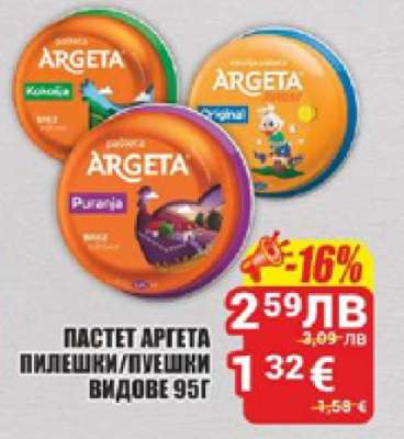 Пастет ARGETA