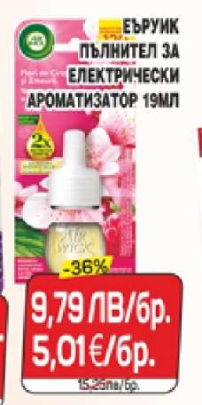 Еър Уик пълнител за електрически ароматизатор 19мл