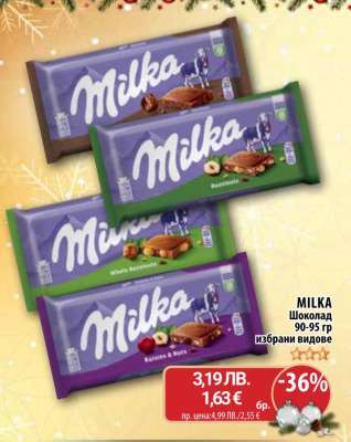 MILKA Шоколад