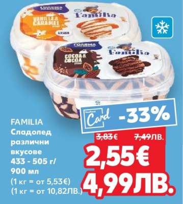 FAMILIA Сладолед