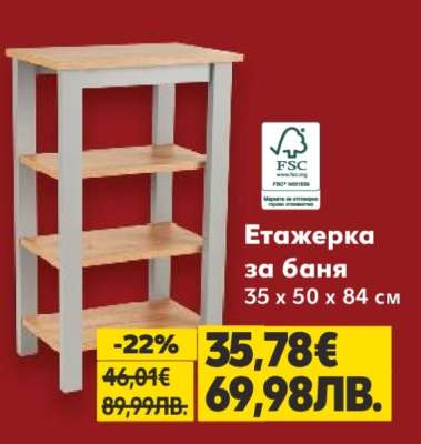 Етажерка за баня