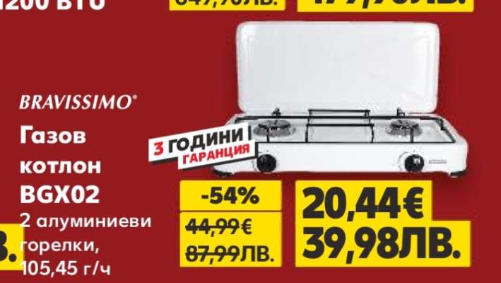 Газов котлон BGX02