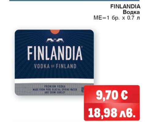 FINLANDIA Водка