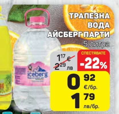Трапезна вода Айсберг Парти