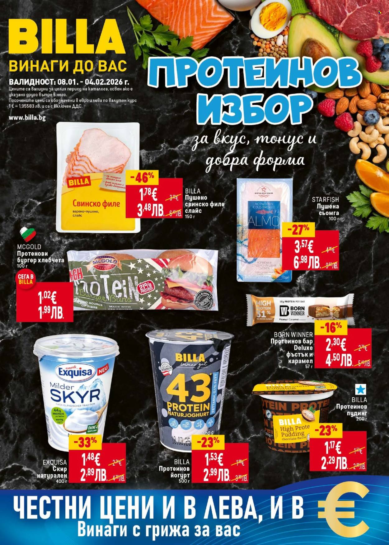 Брошура на BILLA - 08.01.2026 - 04.02.2026. Страница 1