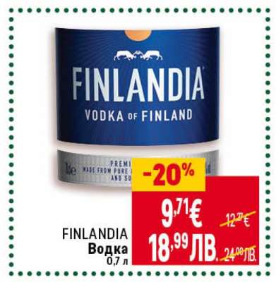 FINLANDIA Водка