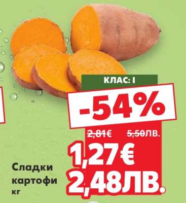 Сладки картофи