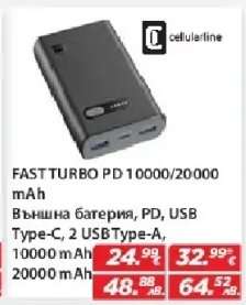 FAST TURBO PD 10000/20000 mAh