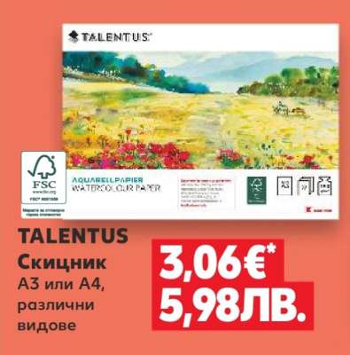 TALENTUS Скицник