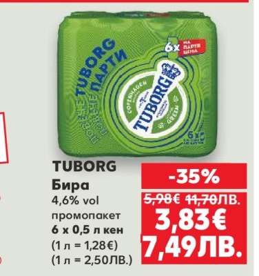 TUBORG Бира